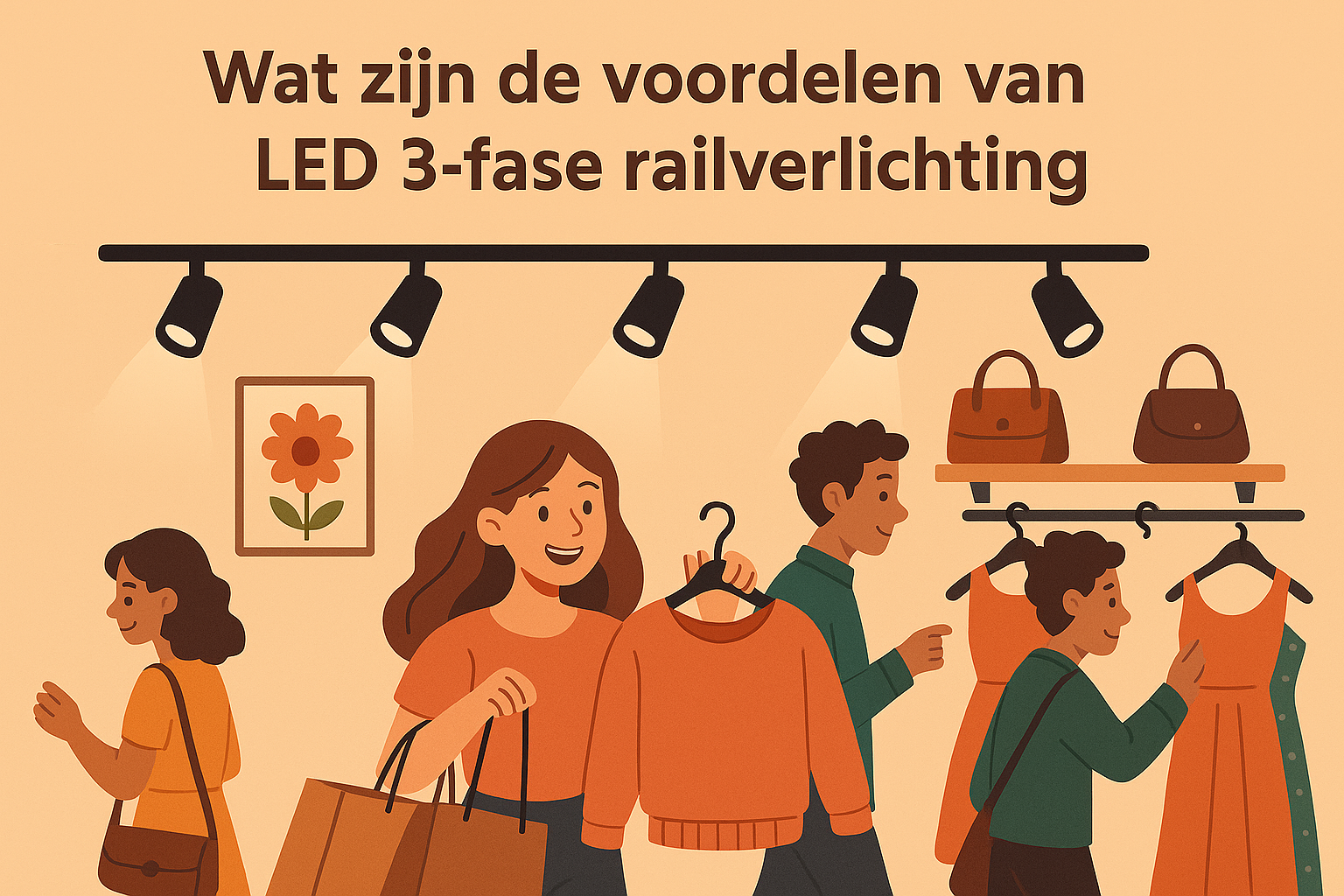 led 3-fase railverlichting